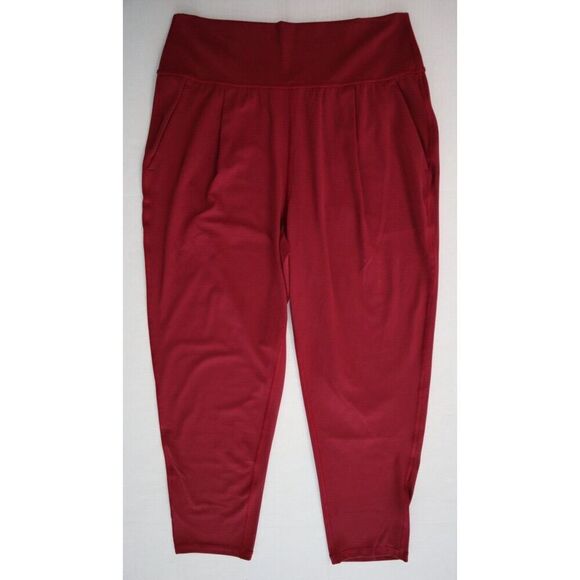 Athleta 533562-03 Women's Sz Medium Burgundy Semi-Fitted Elation Pants - Picture 1 of 9